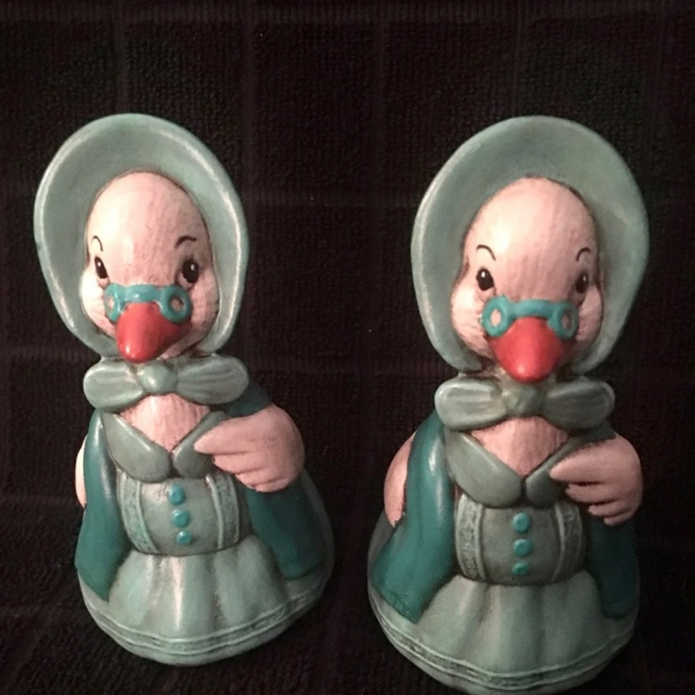 Handmade Mother Goose Salt & Pep Shakers